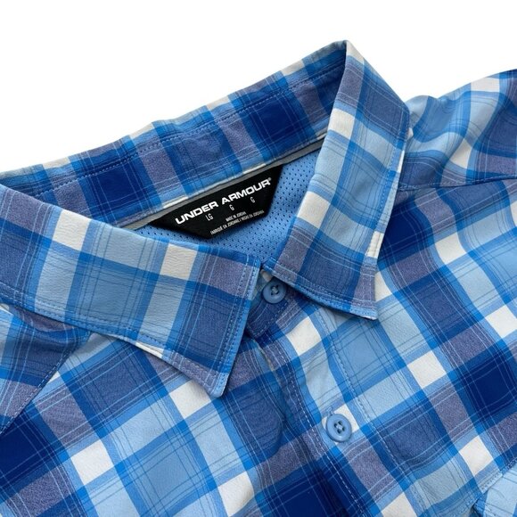 Under Armour Fish Hunter Button shirt Men's size L - Picture 3 of 3